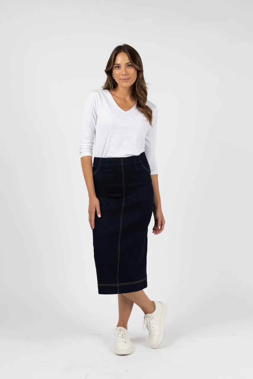 Nevada Skirt- Dark Blue
