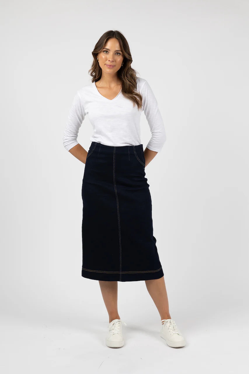 Nevada Skirt- Dark Blue