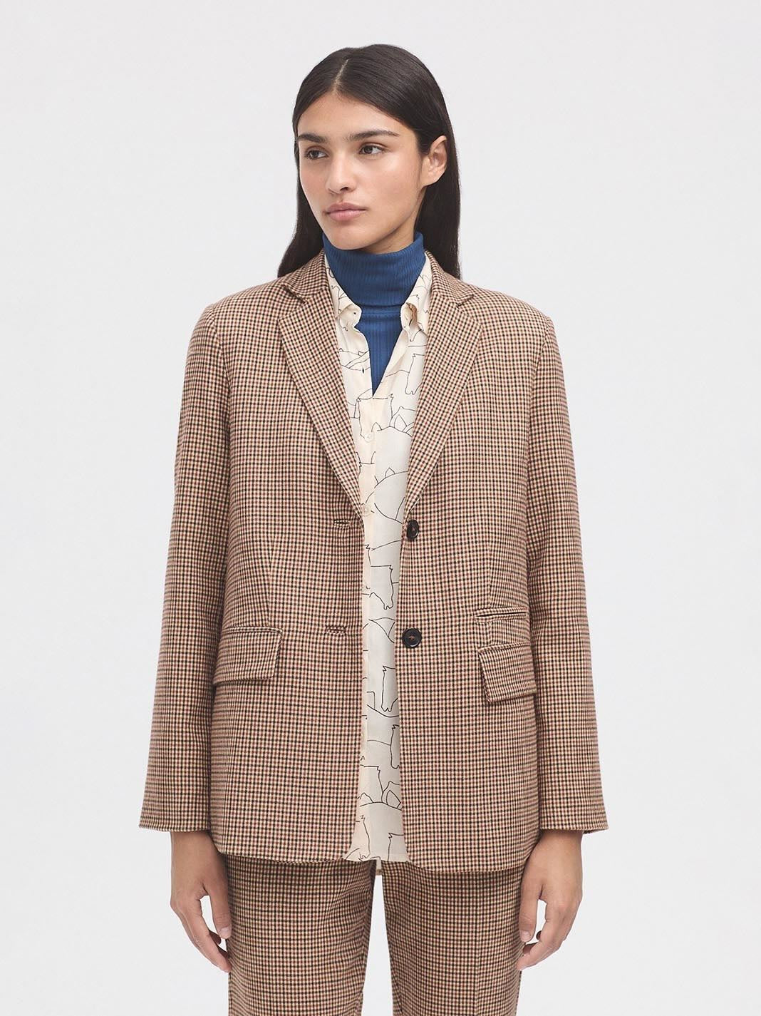 Houndstooth Blazer