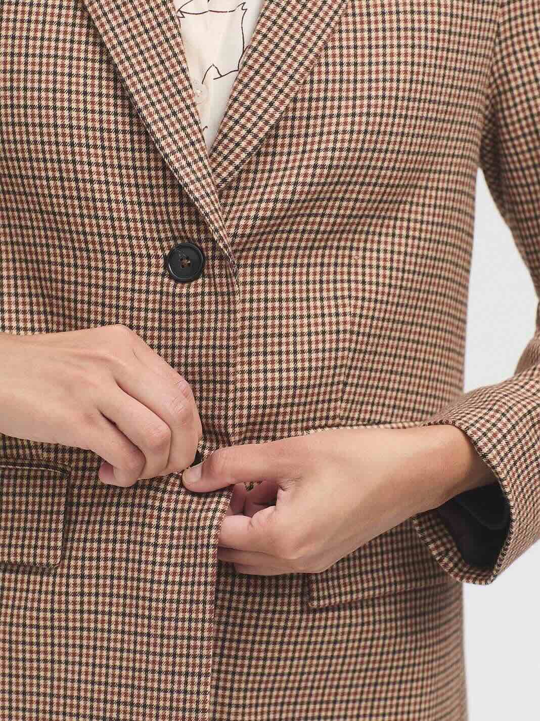 Houndstooth Blazer