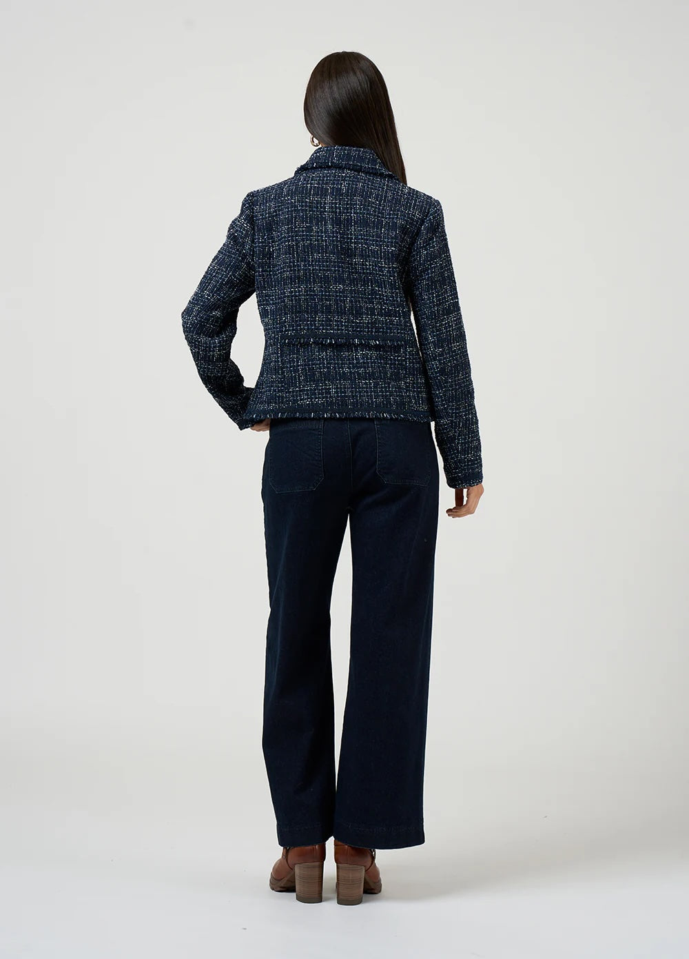 Inez Jacket- Indigo Multi