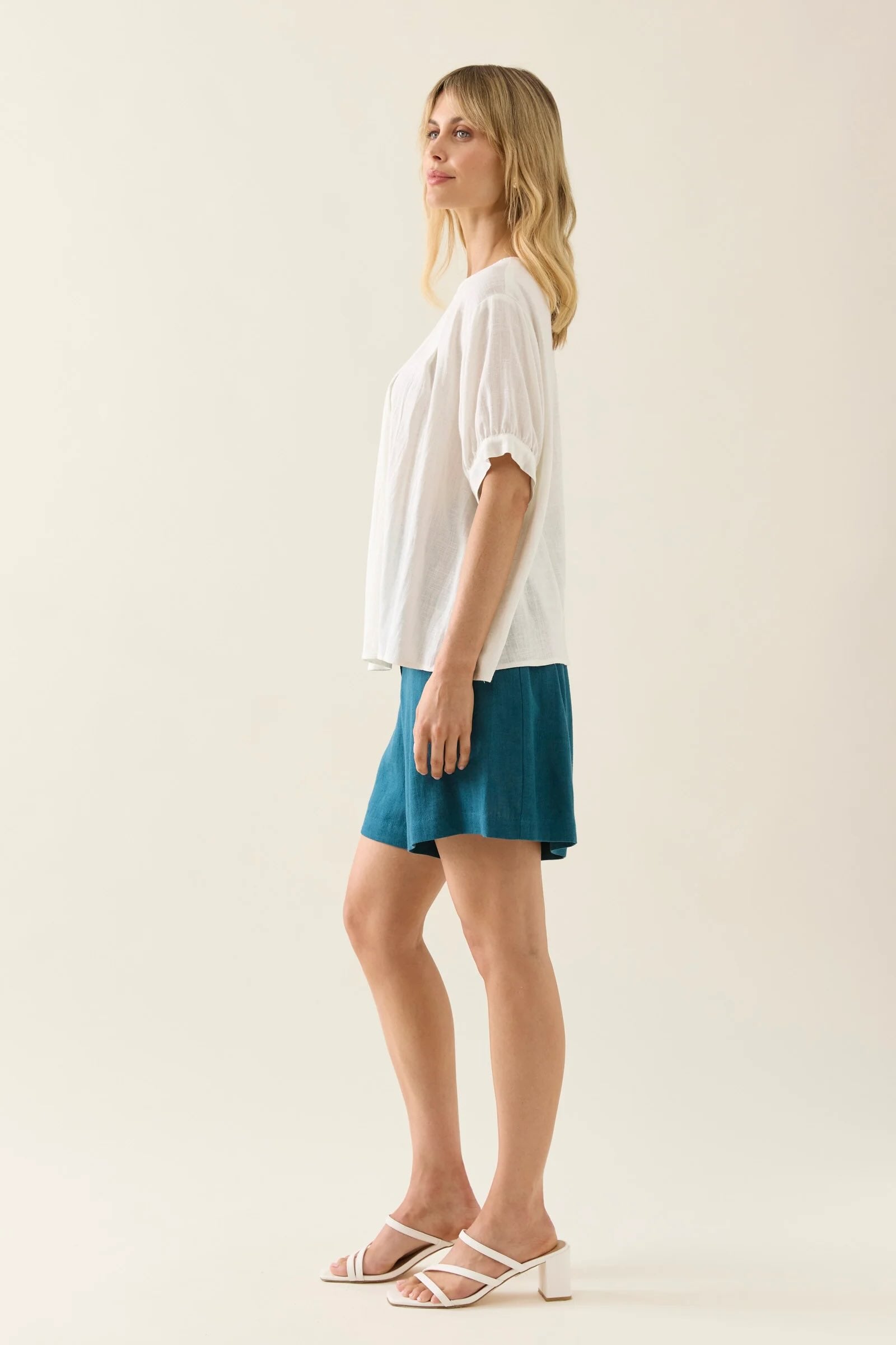 Ingrid Pleat Top