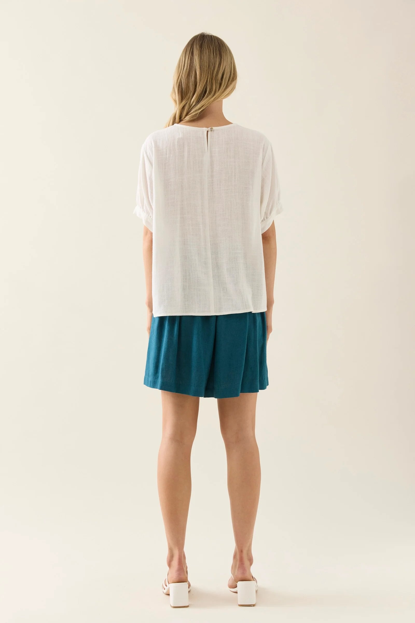 Ingrid Pleat Top