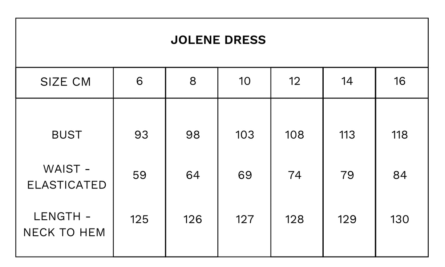 Jolene Dress - Green Geo