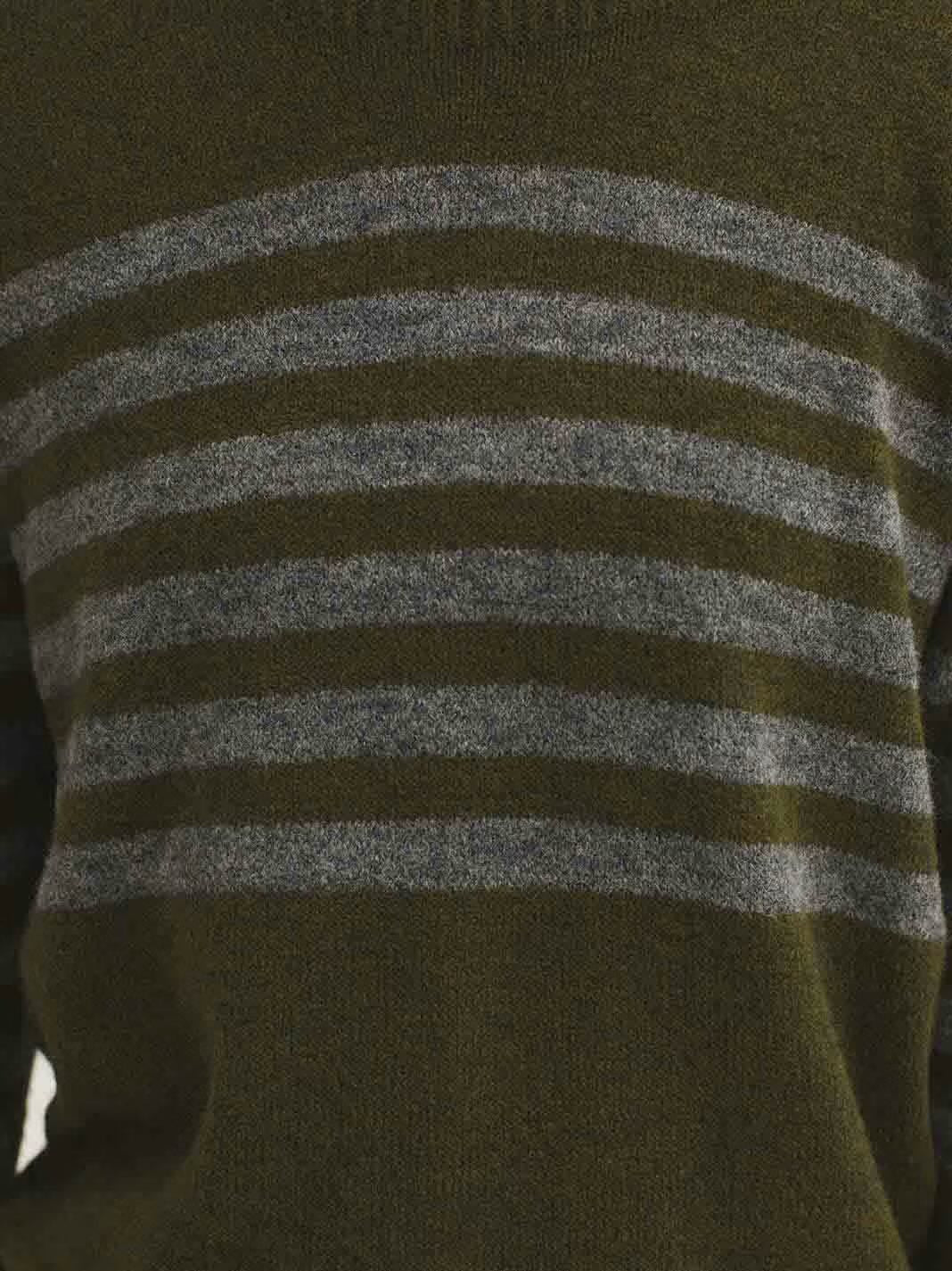 Two Toned Striped Jumper