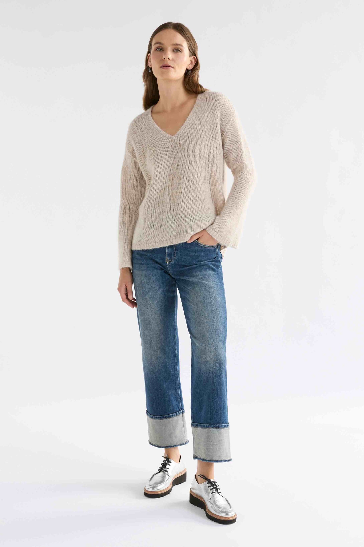 ELK Anken Sweater - Ecru