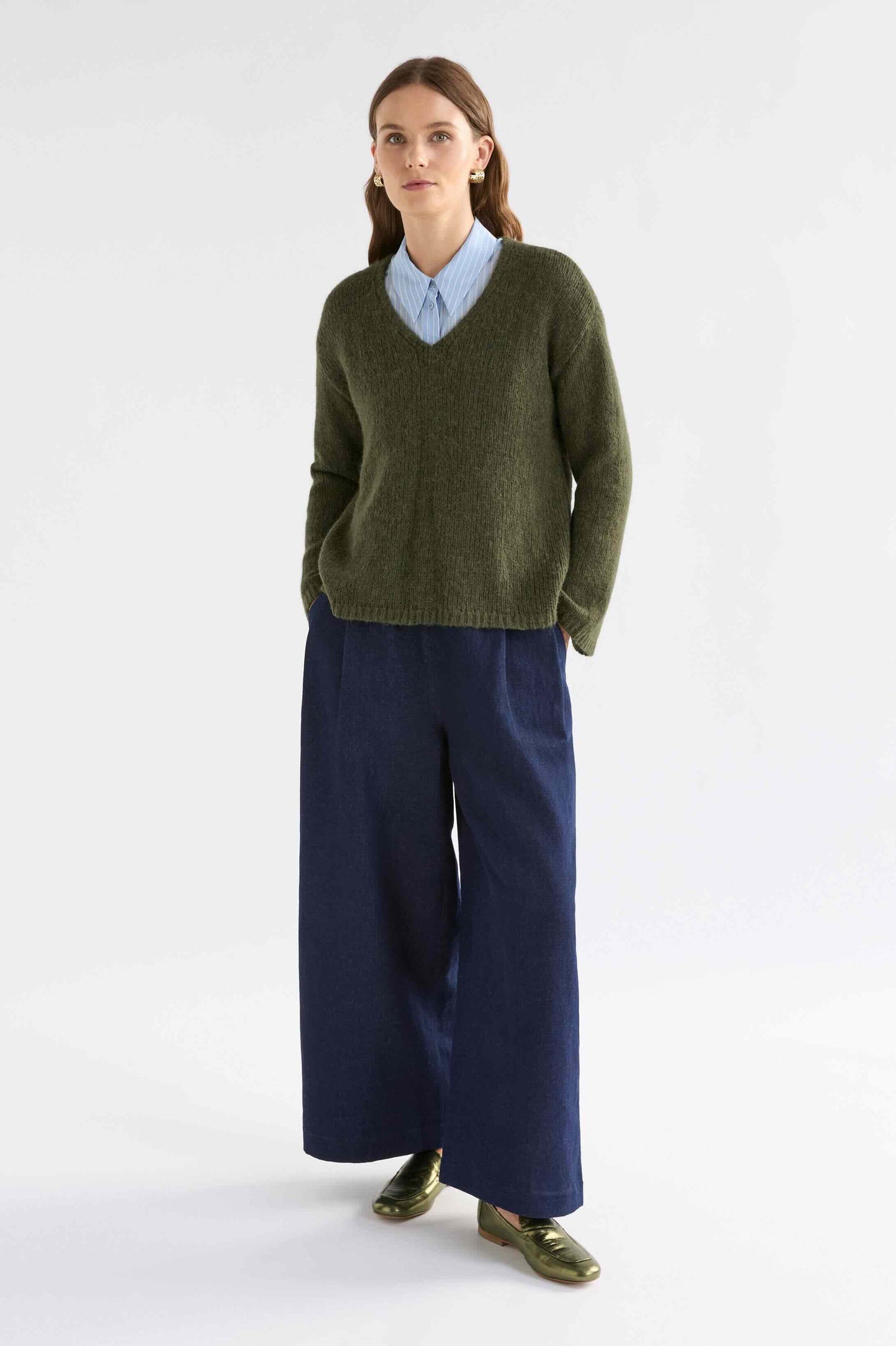 ELK Anken Sweater - Olive