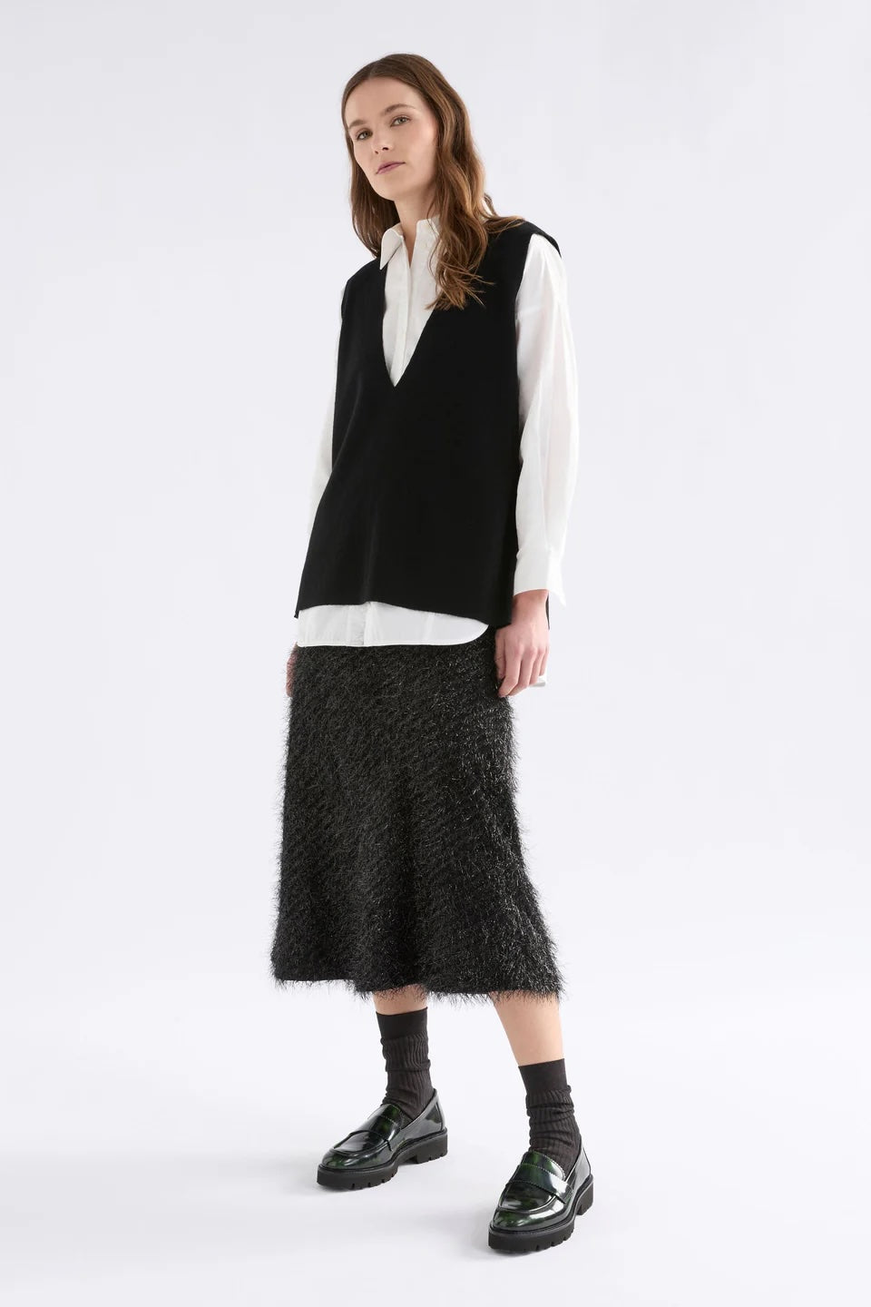 ELK Alin Knit Vest- Black