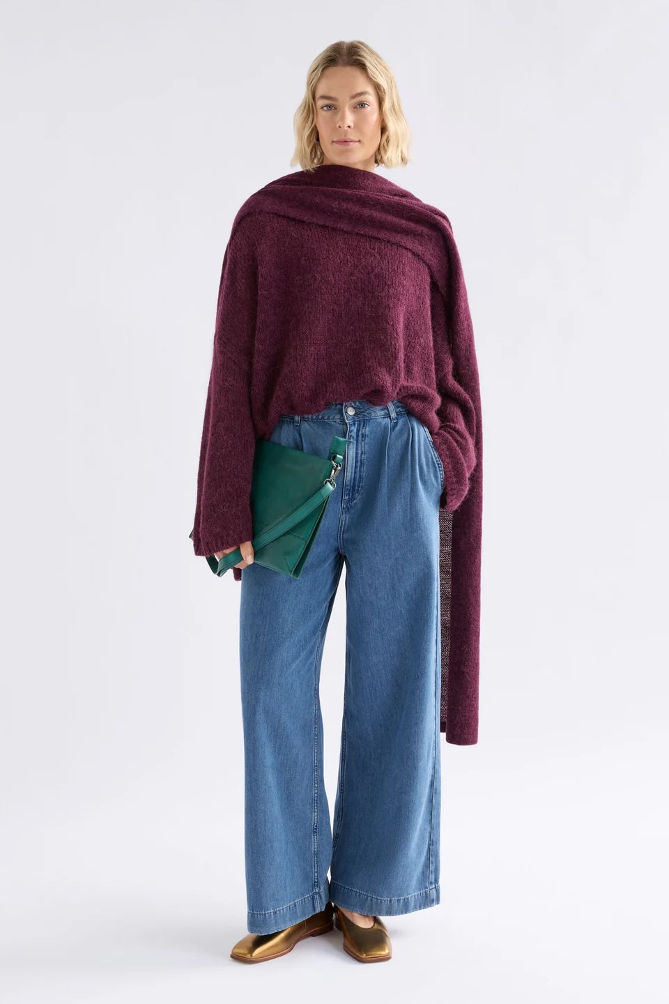 ELK Agna Sweater- Merlot