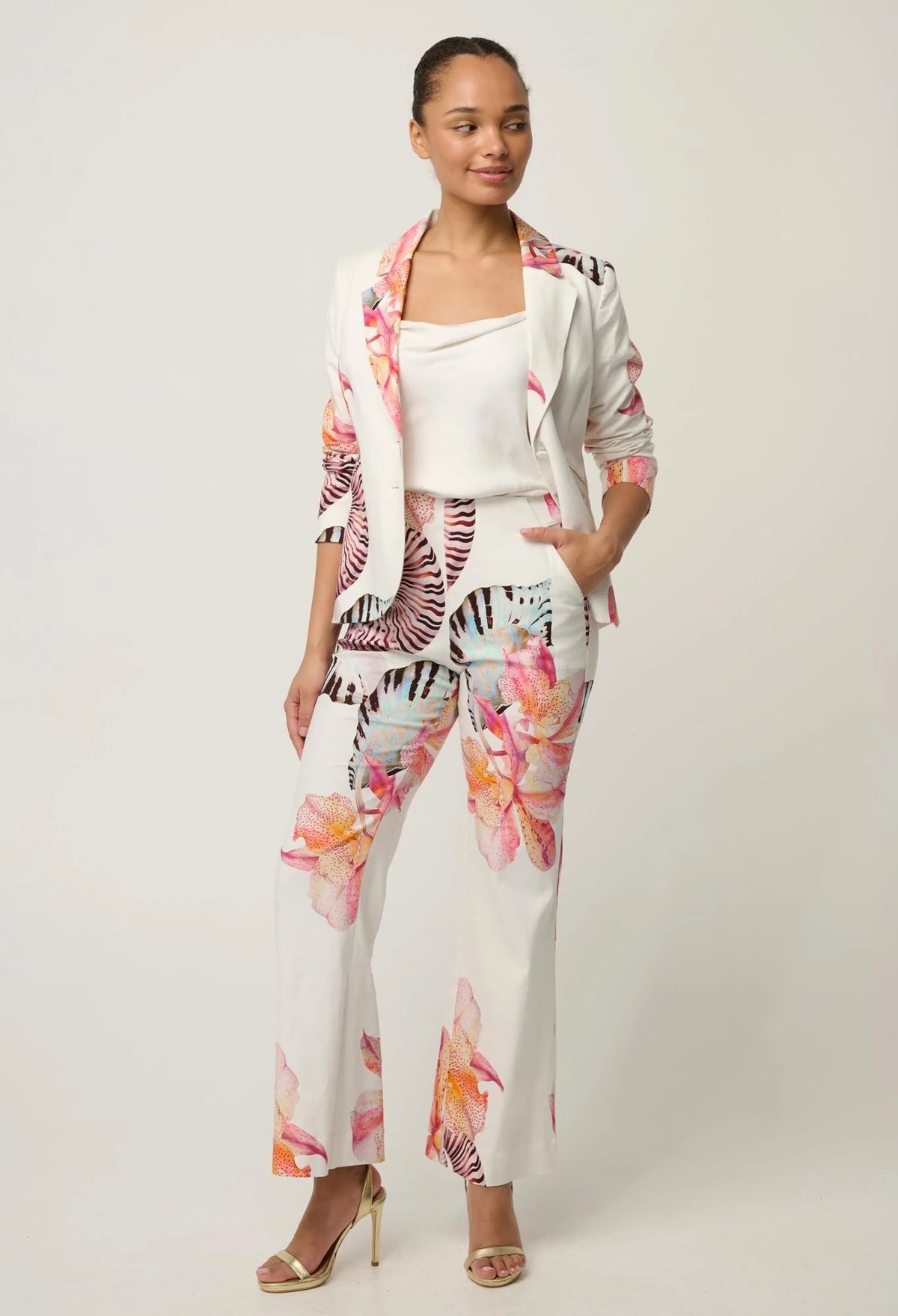 Kelsey Stretch Linen Viscose Blazer