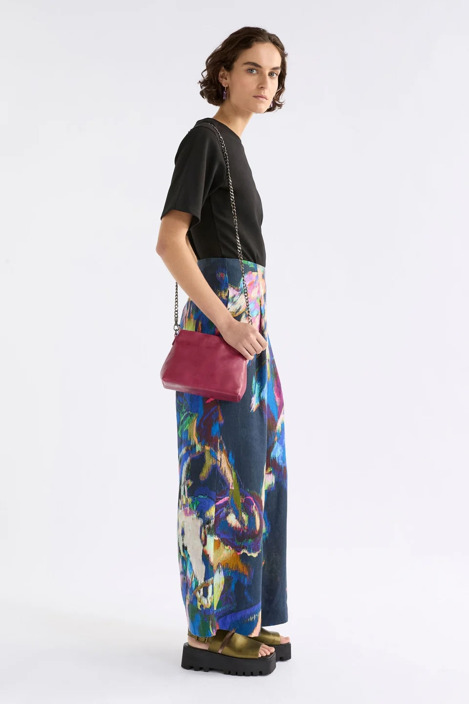 ELK Dreii Mini Clutch Bag - Mulberry