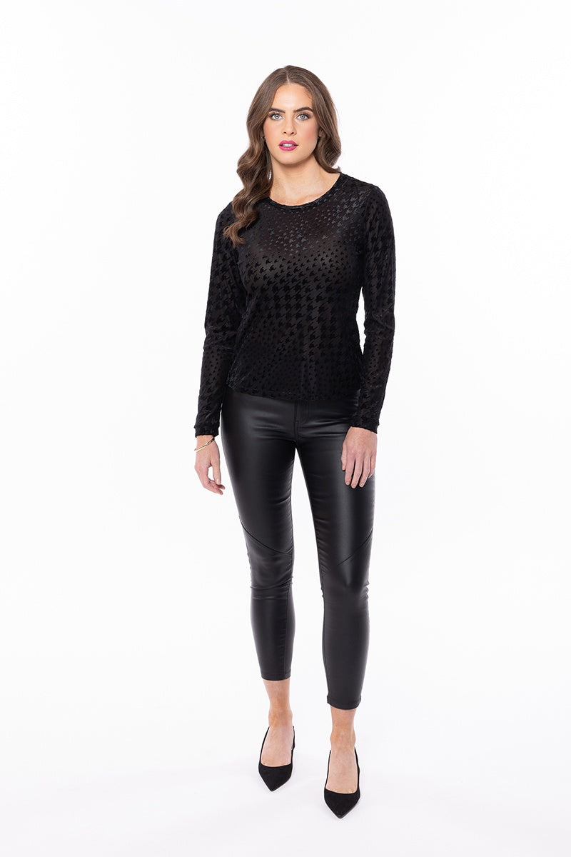 Staple Longsleeve Mesh Top