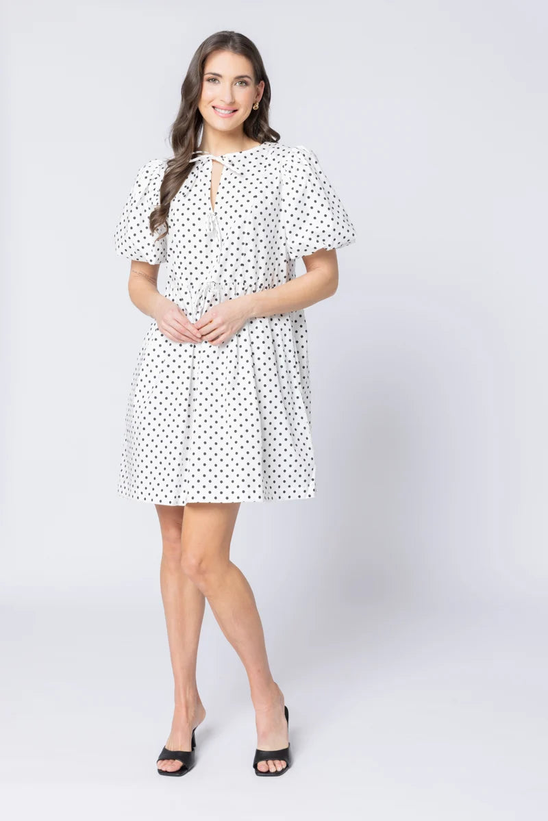 Belle Bow Dress - Cotton Spot