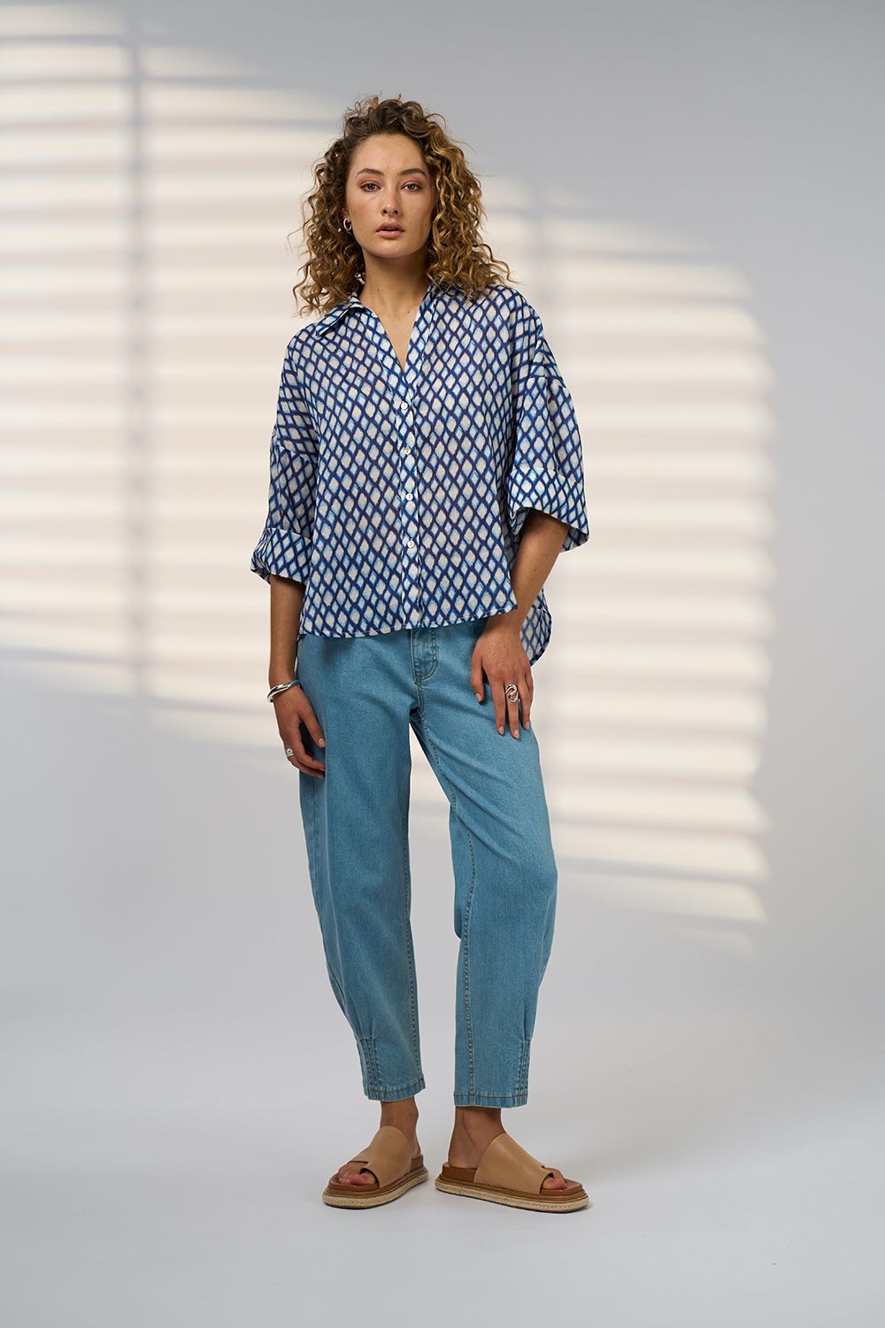 Double Up Shirt - Blue Multi
