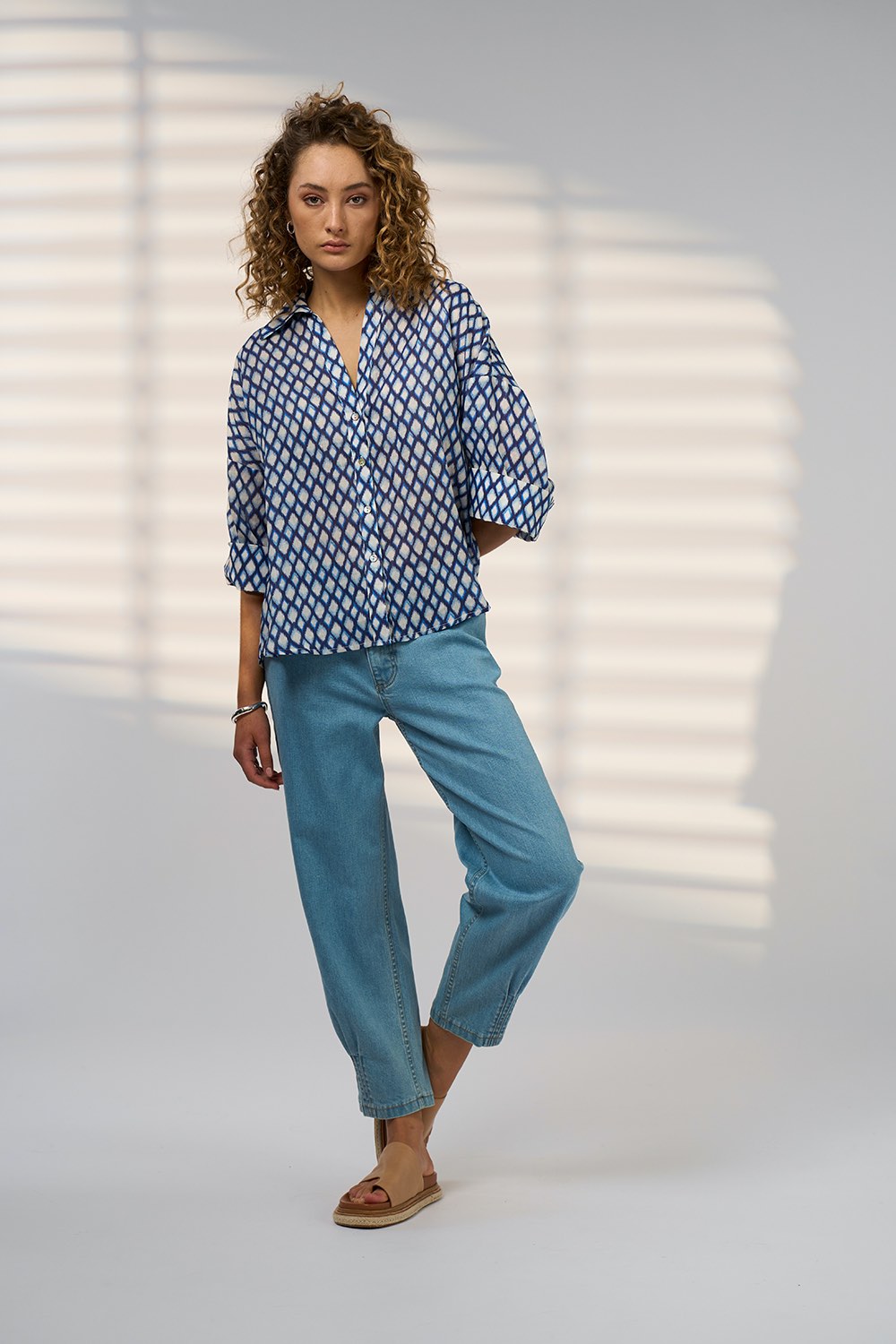 Double Up Shirt - Blue Multi