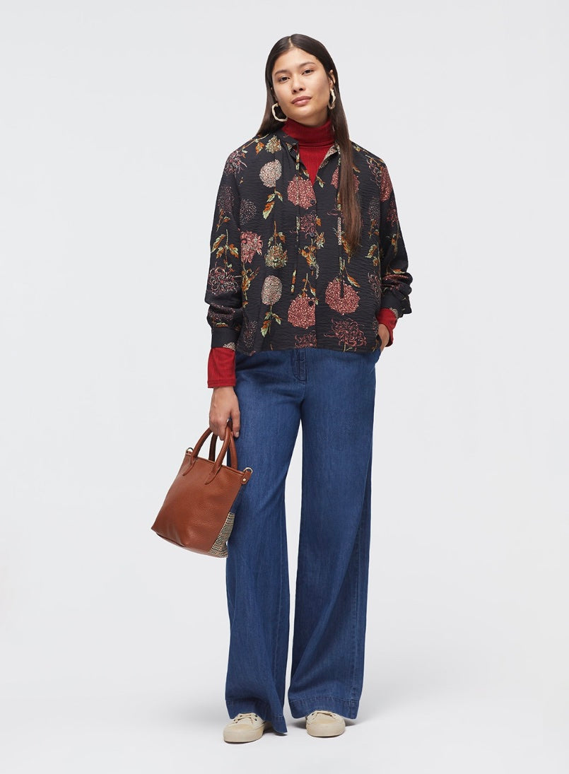 Nice Things Kiku Crinkle Blouse