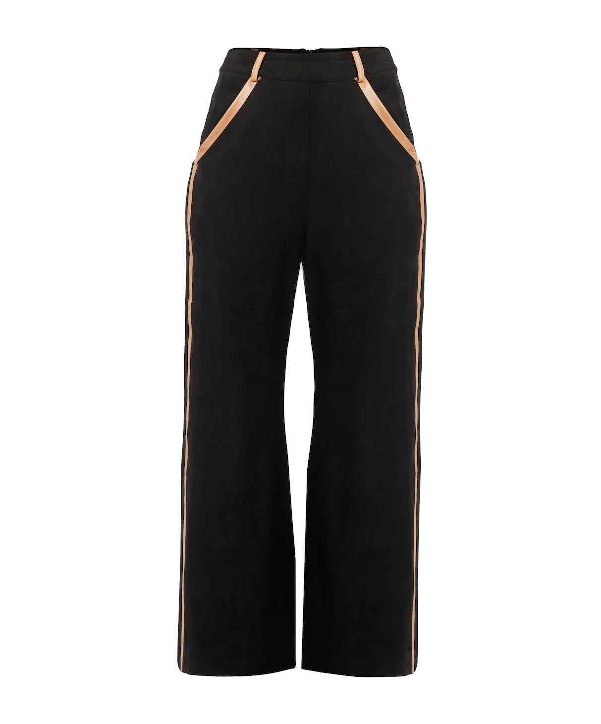 Once Was Danxia Faux Suede Wide Leg Pant