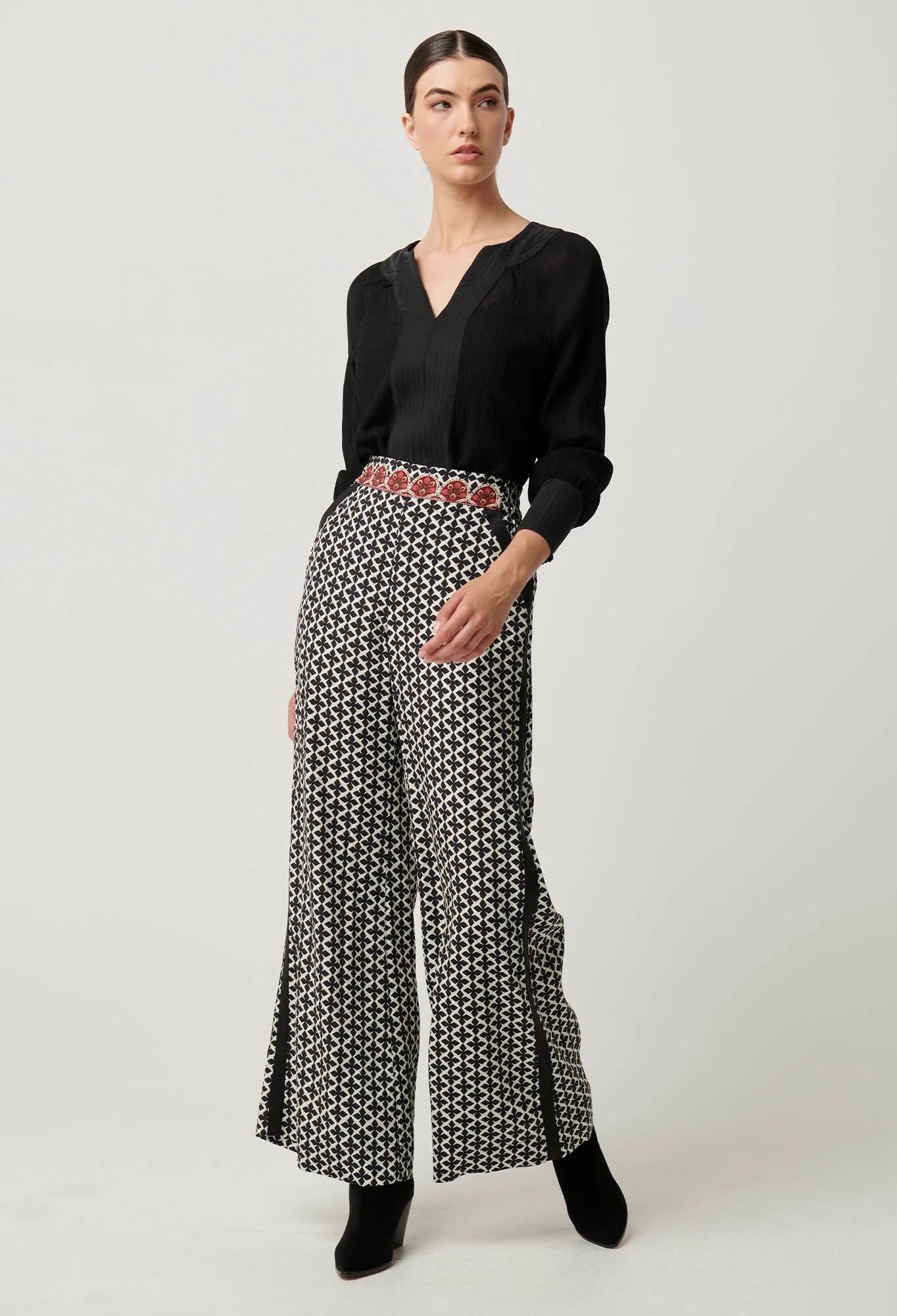 Willow Contrast Panel Pant