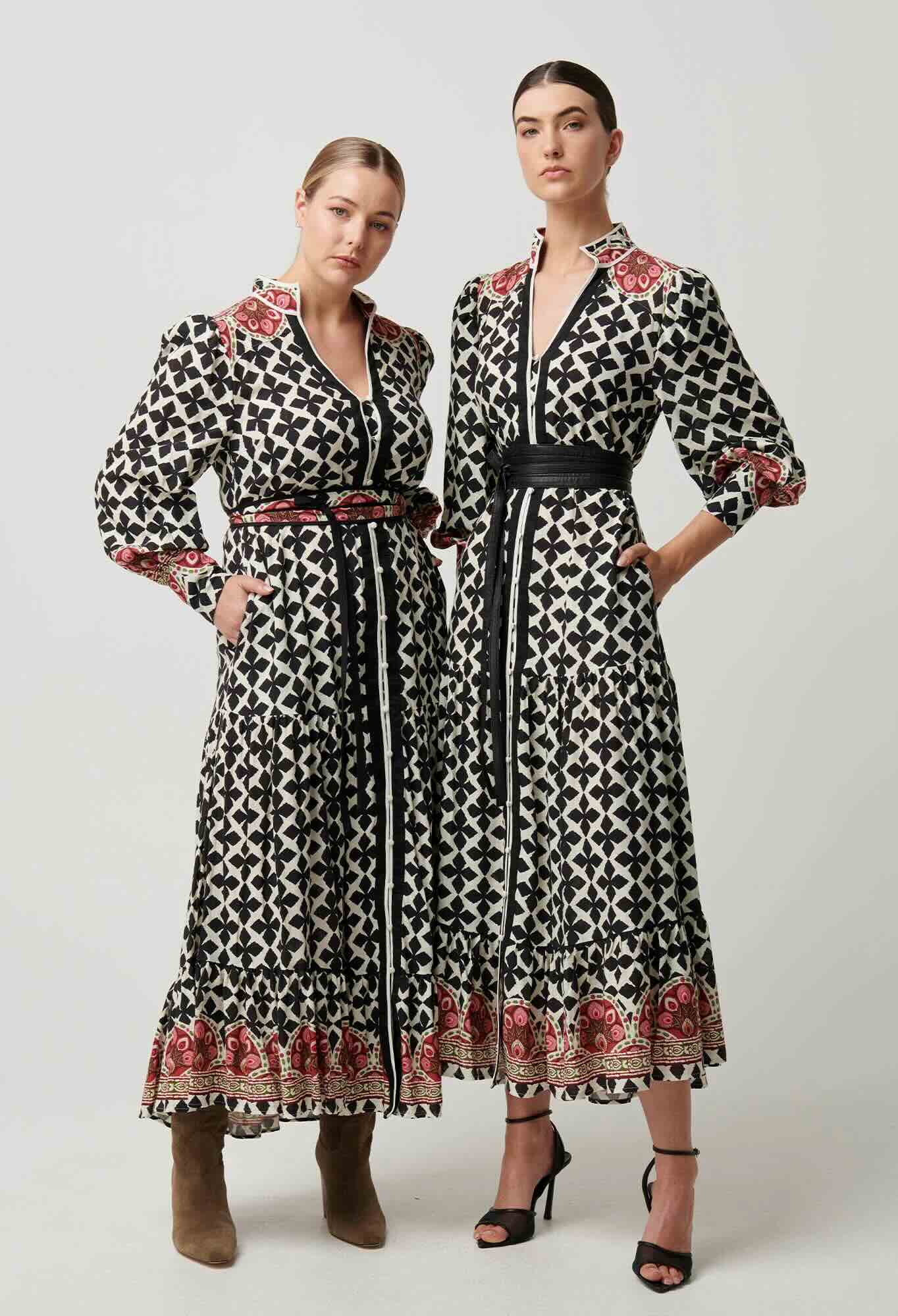 Marielle Linen Viscose Maxi Dress