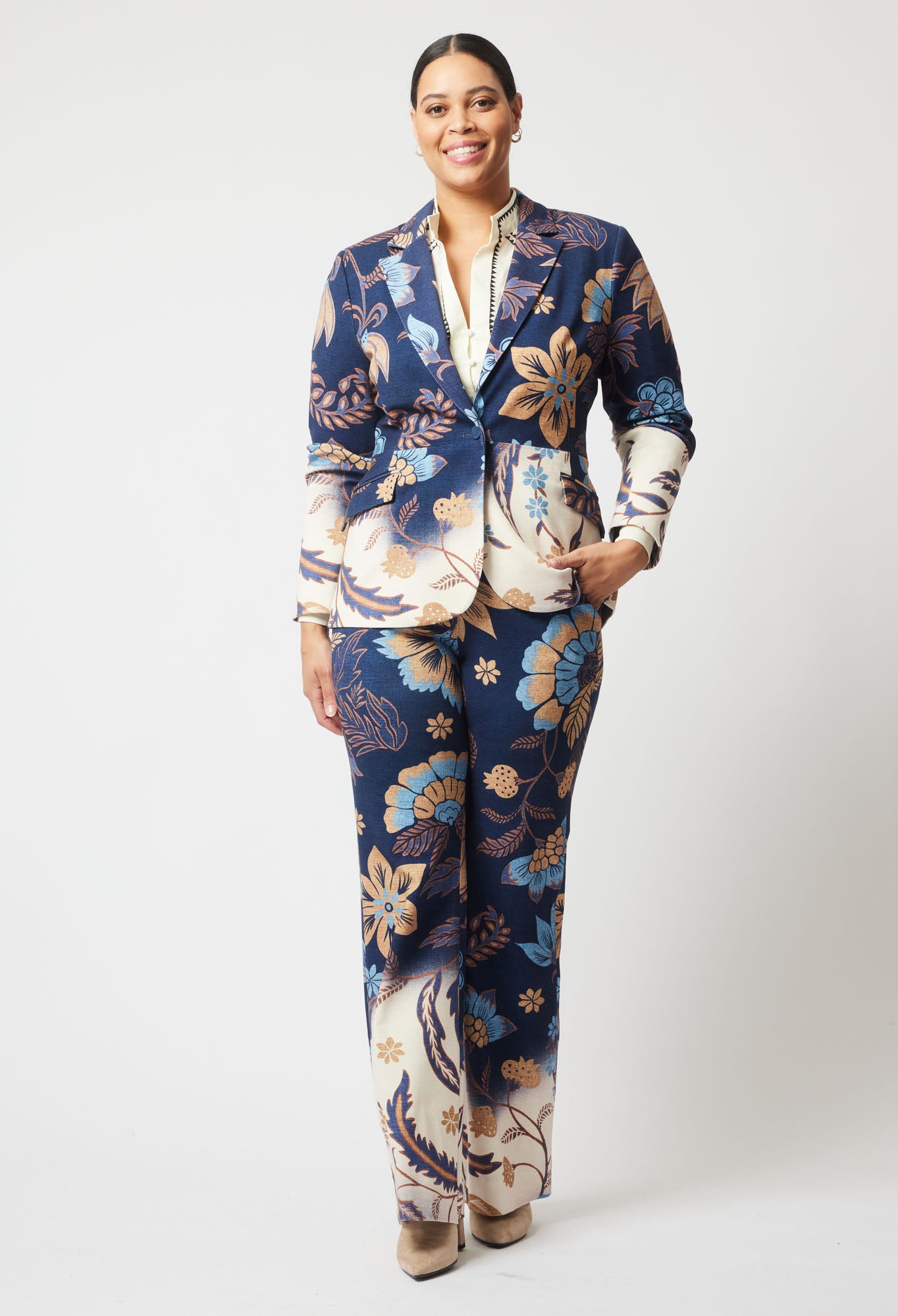 Once Was Getty Ponte Pant in Lotus Flower