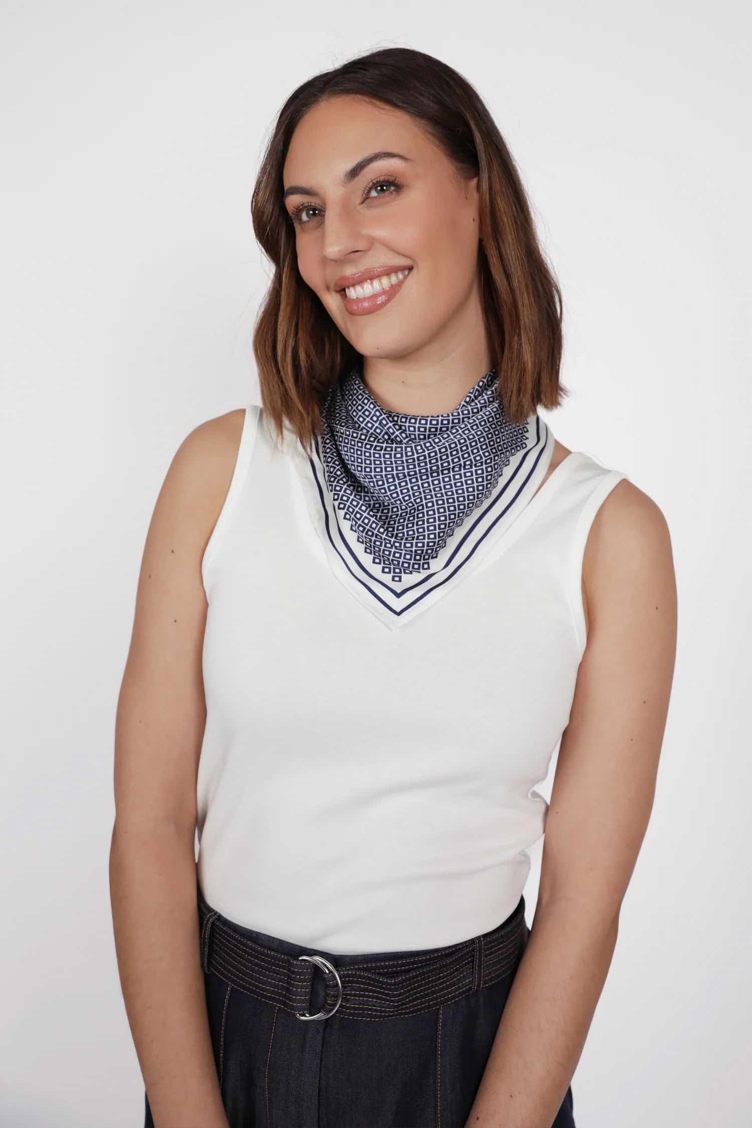 Prism Print Scarf - Ink
