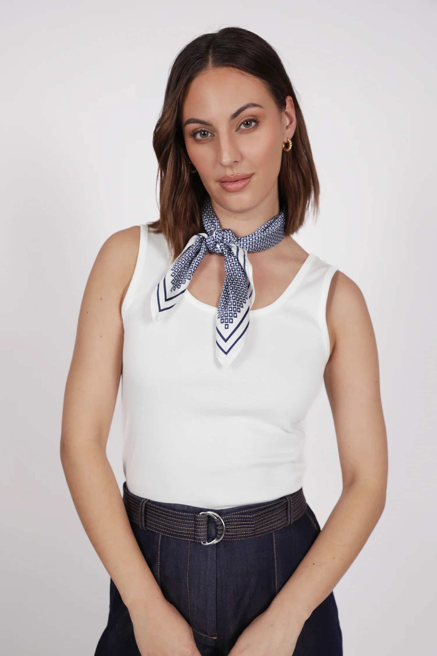 Prism Print Scarf - Ink