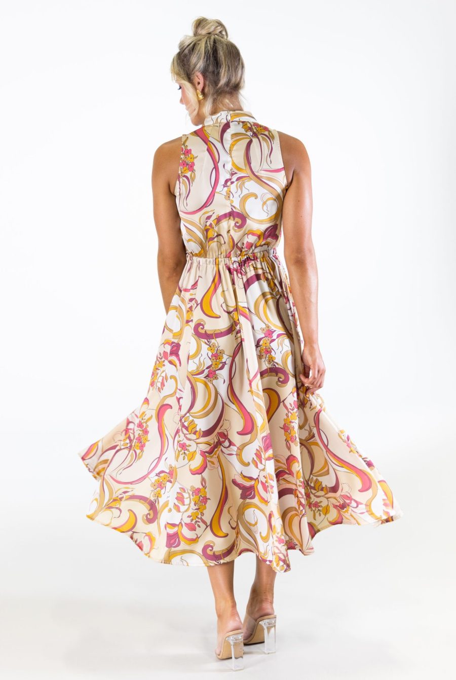 Rome Panelled Midaxi Dress