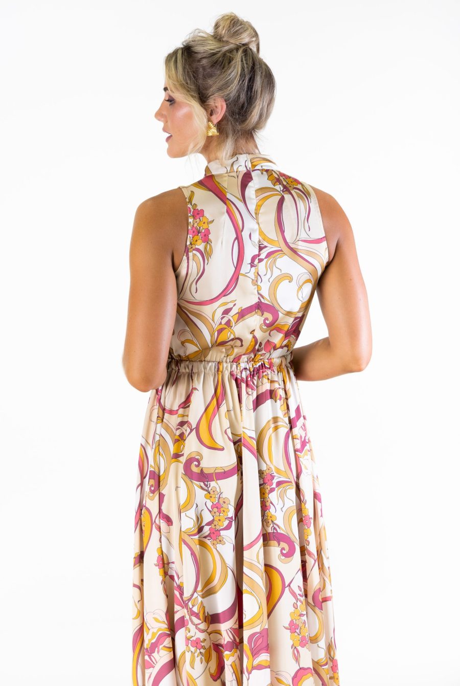 Rome Panelled Midaxi Dress