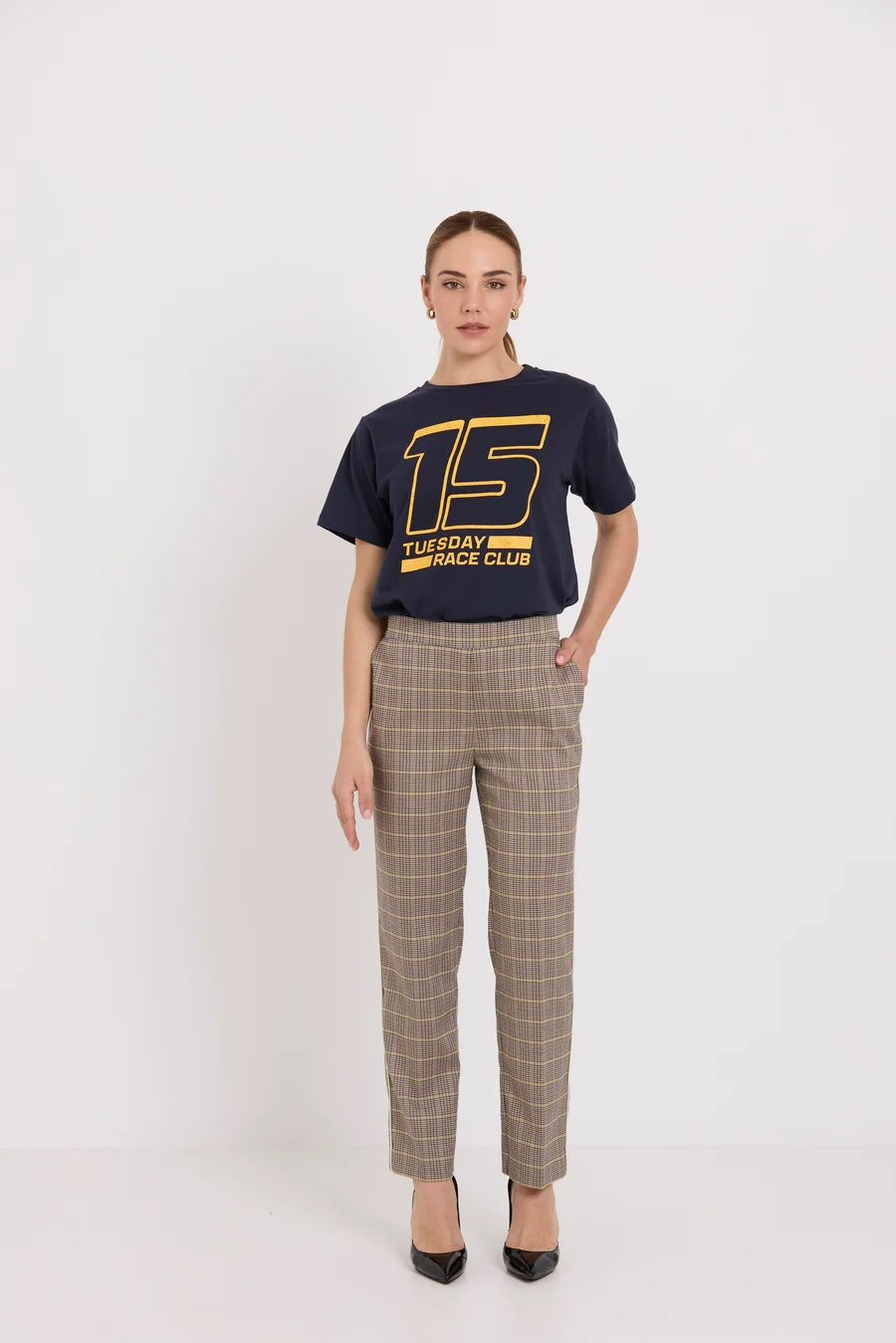 Samantha Pants - Daytona Check