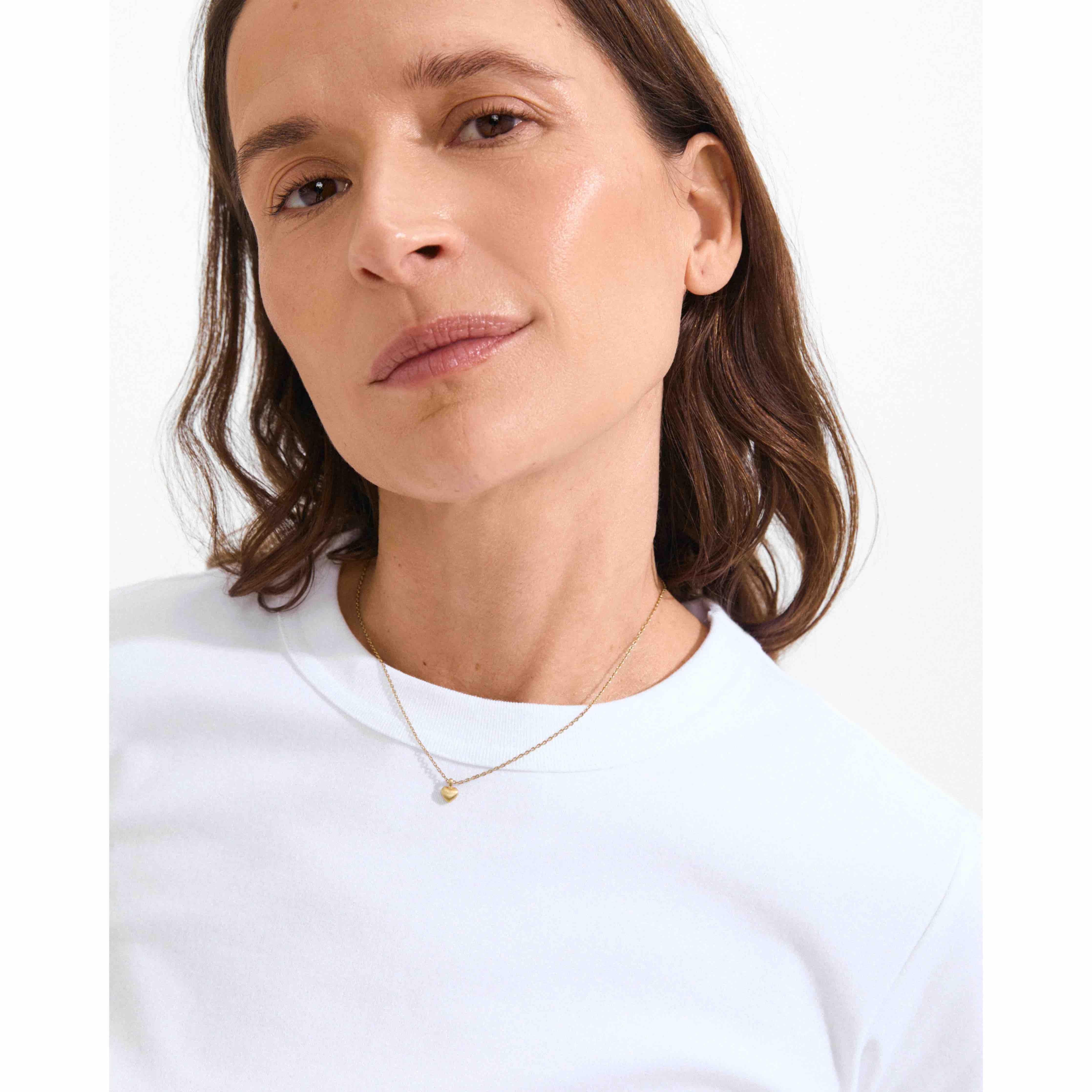 Sophia Tiny Heart Pendant Necklace - Gold Plated