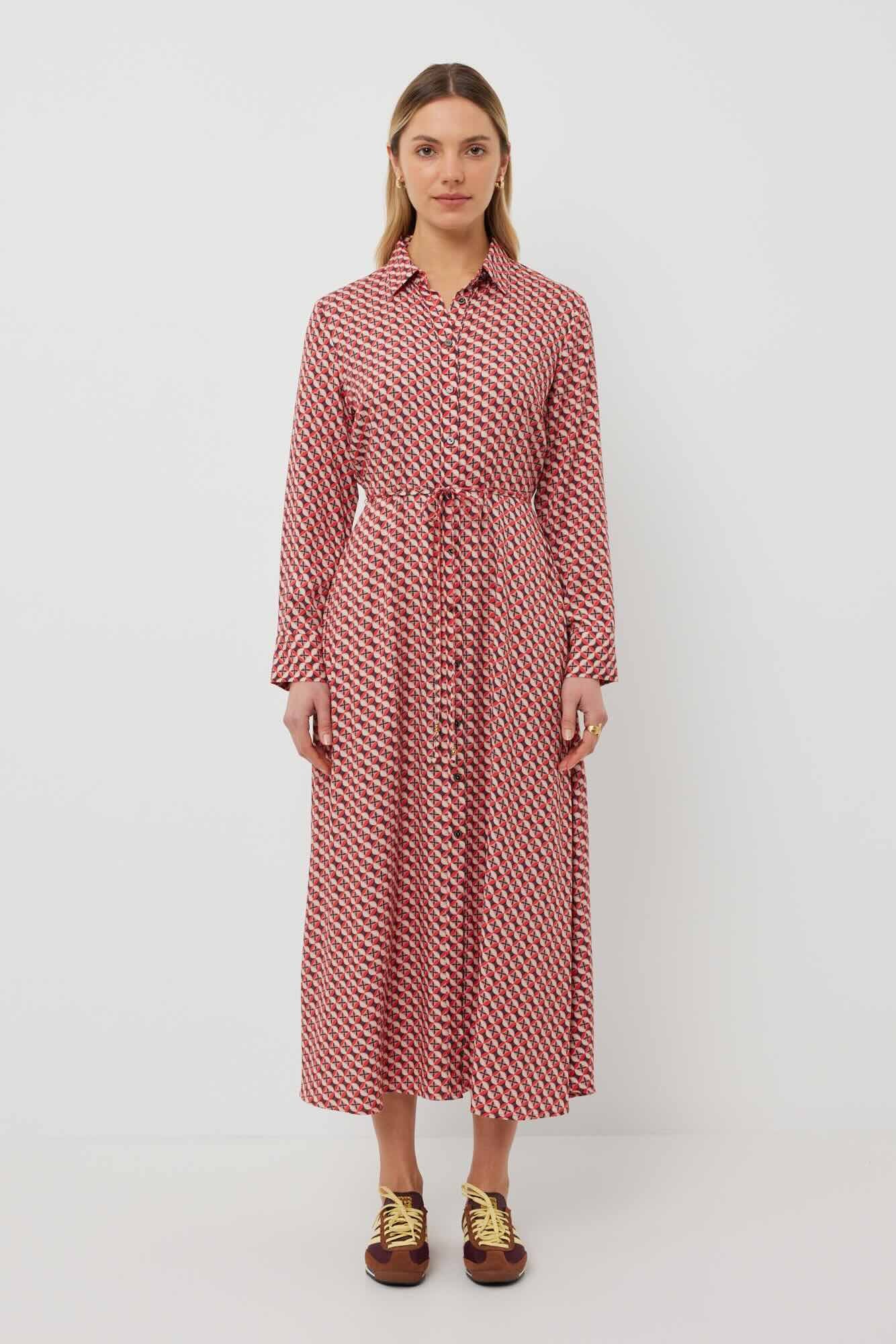 Nicola Dress - Reflection Print
