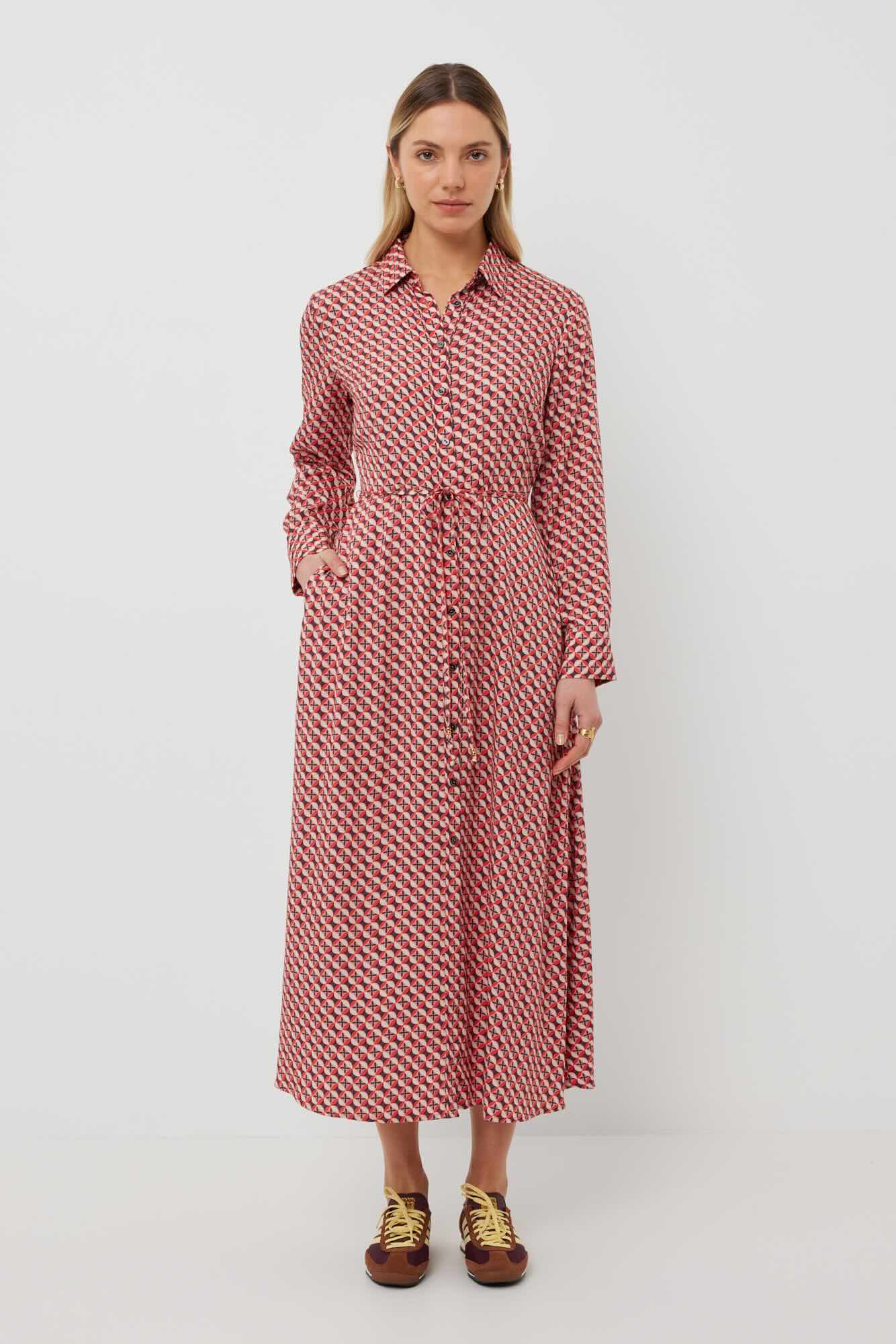 Nicola Dress - Reflection Print