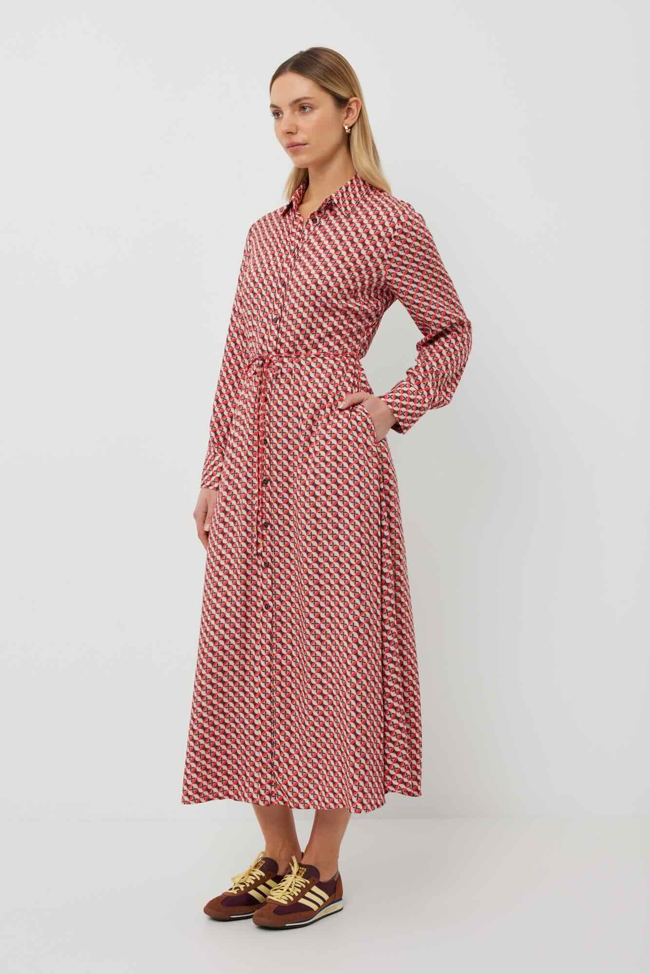 Nicola Dress - Reflection Print