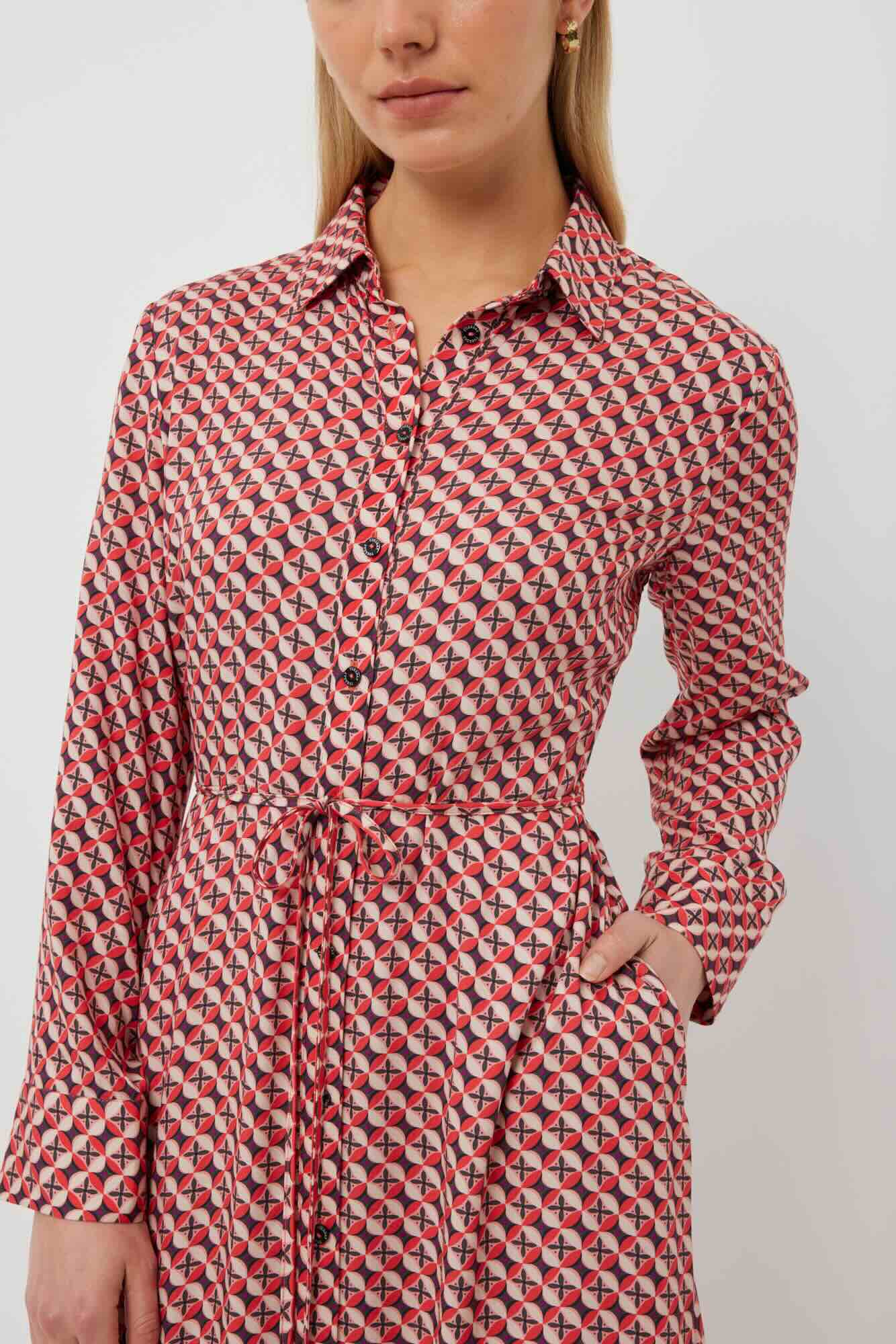 Nicola Dress - Reflection Print