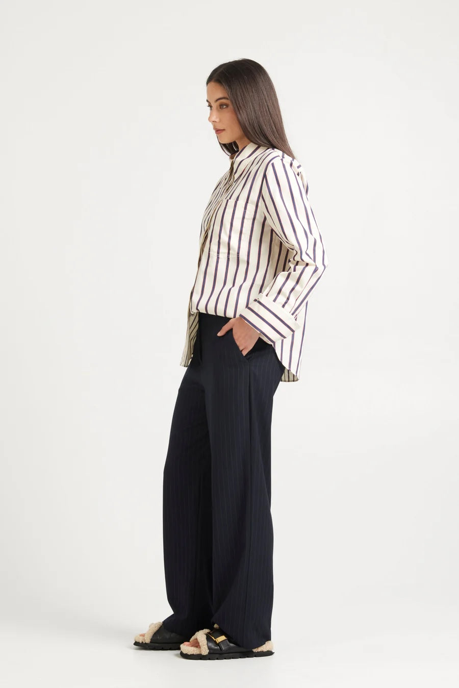 Reed Shirt - Denim Stripe