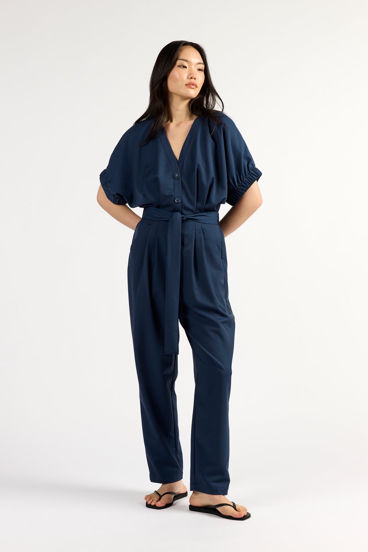Ace Jumpsuit - Navy