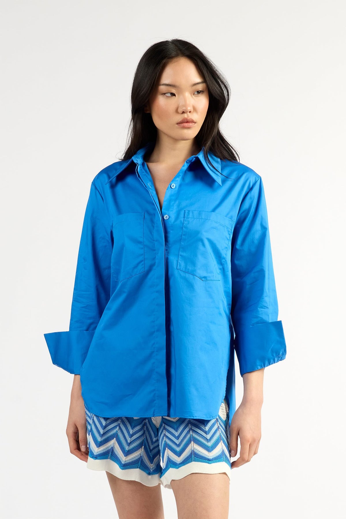 George Shirt - Cobalt Blue