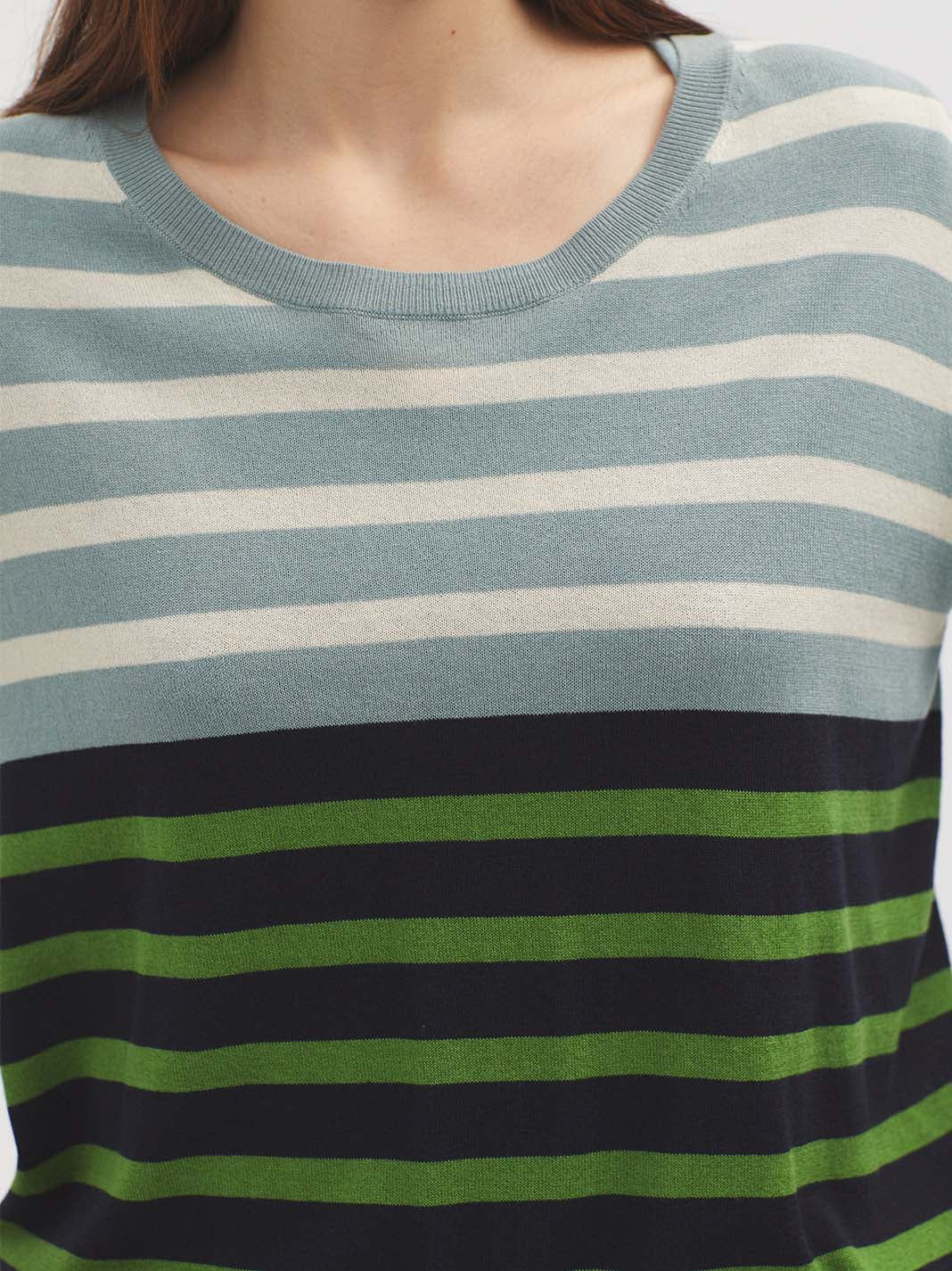 Oversized Striped Jumper