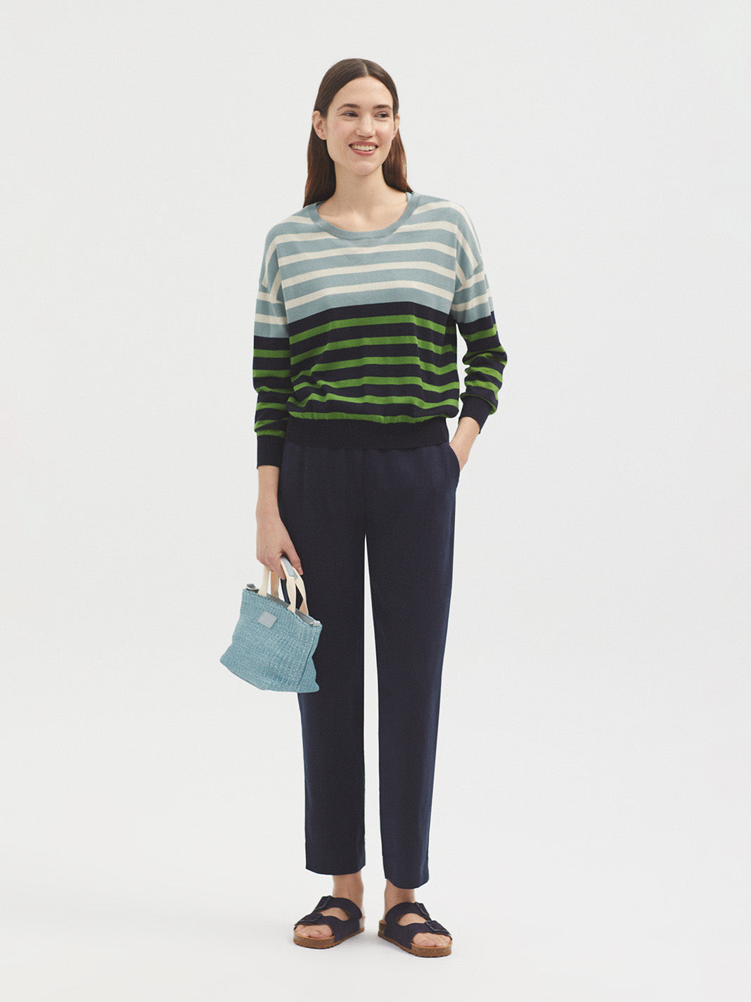 Oversized Striped Jumper