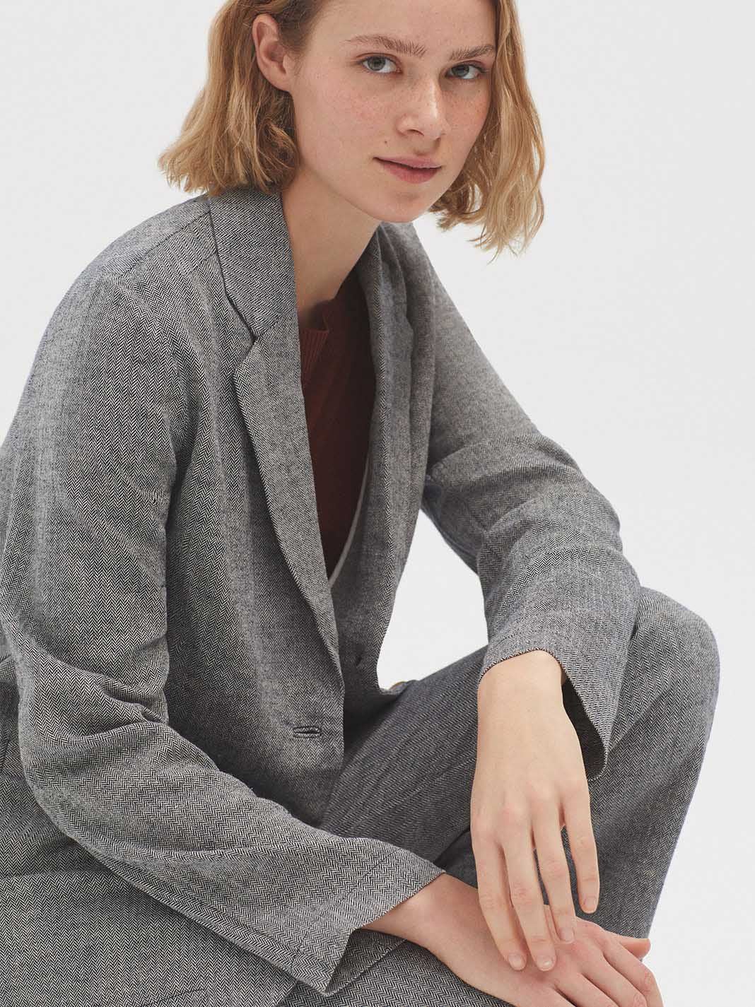 Long Linen Blazer