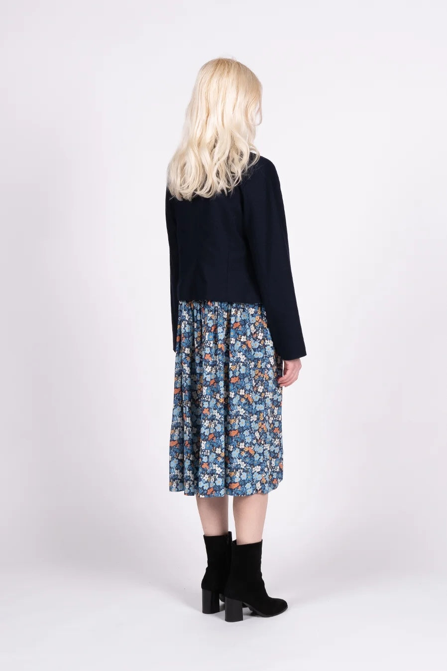 Chloe Jacket - Navy Wool