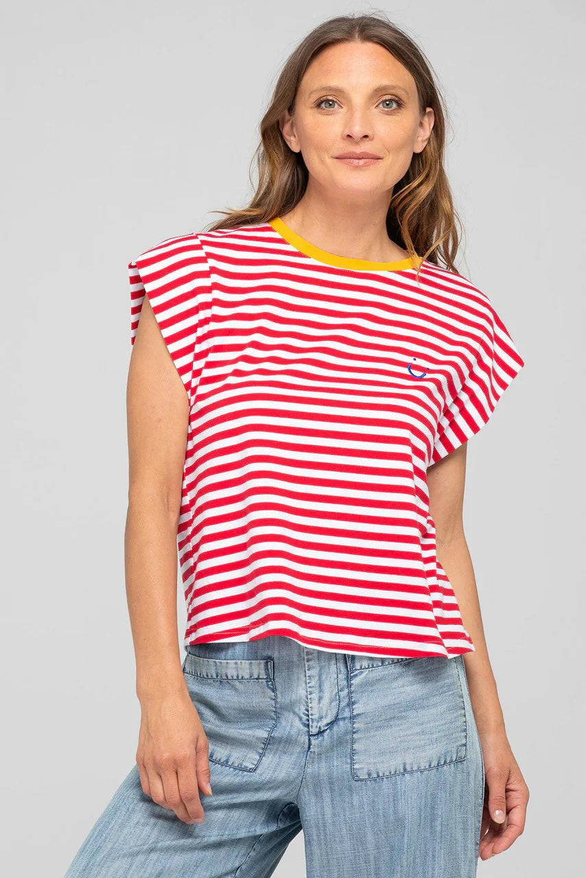 Bellisimo Tee - Red Stripe