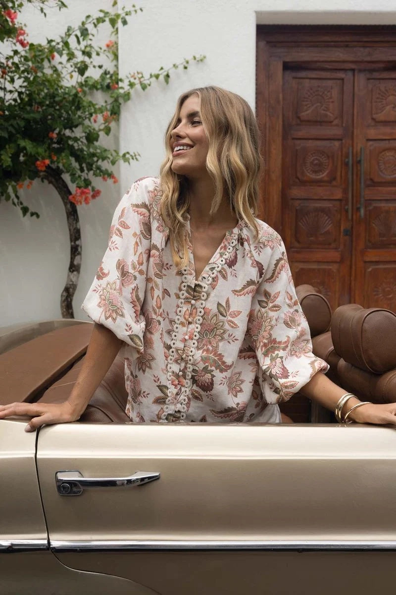 Boh/Rose Blouse - Bohem Print