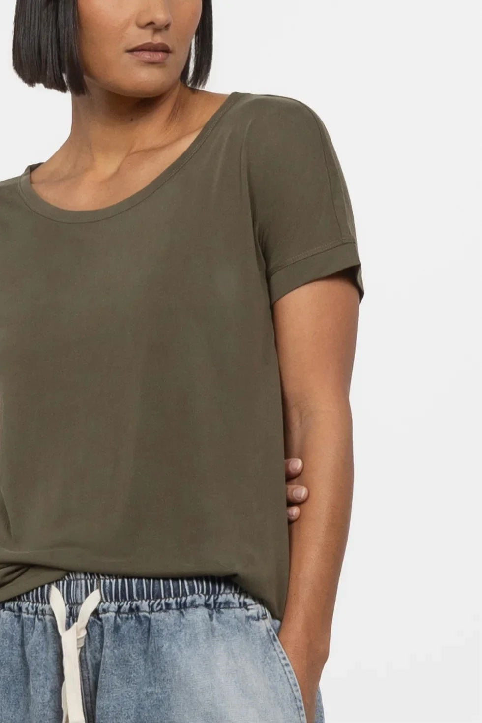 MSCH Fenya Modal tee - Grape Leaf
