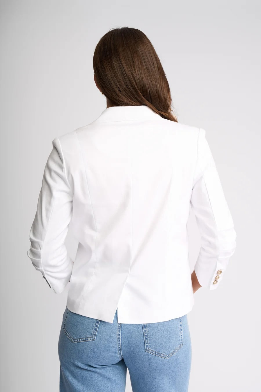 World Blazer - White Denim