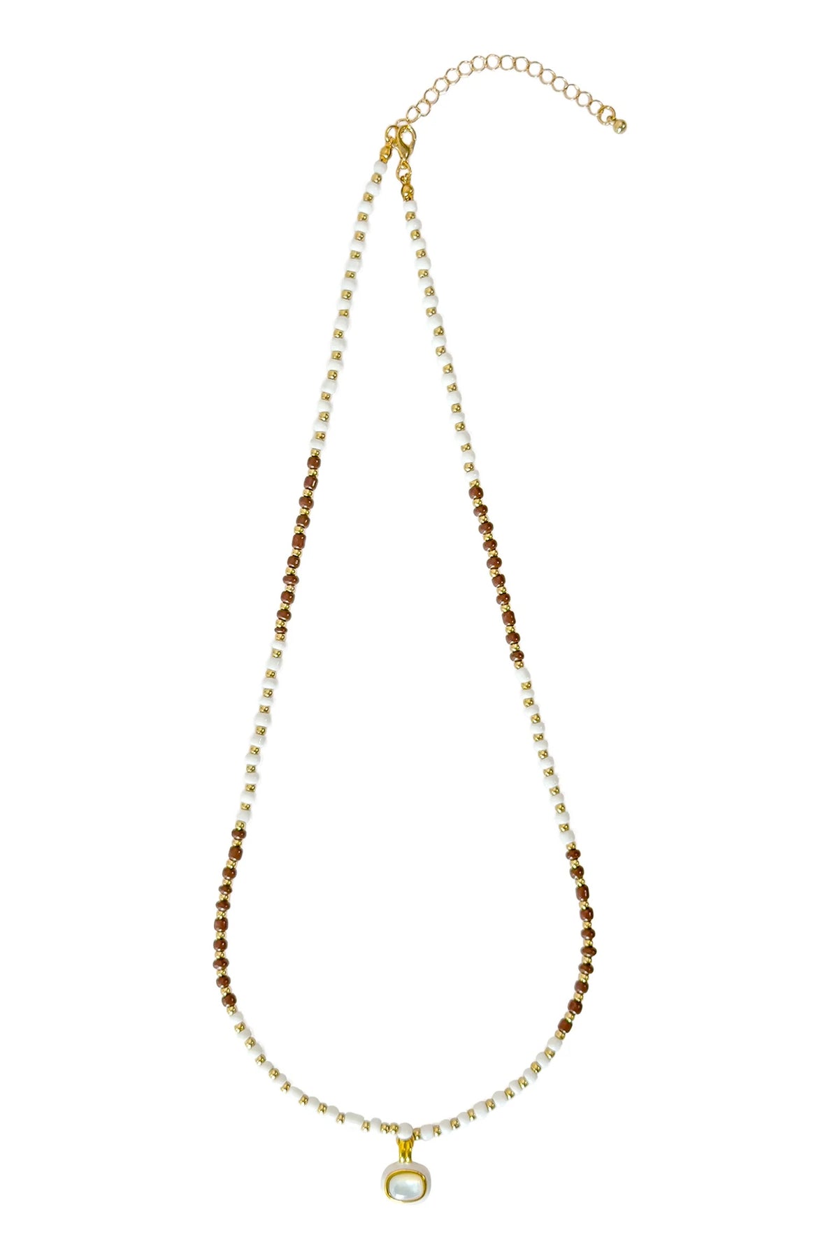 Magpie Necklace - Taupe