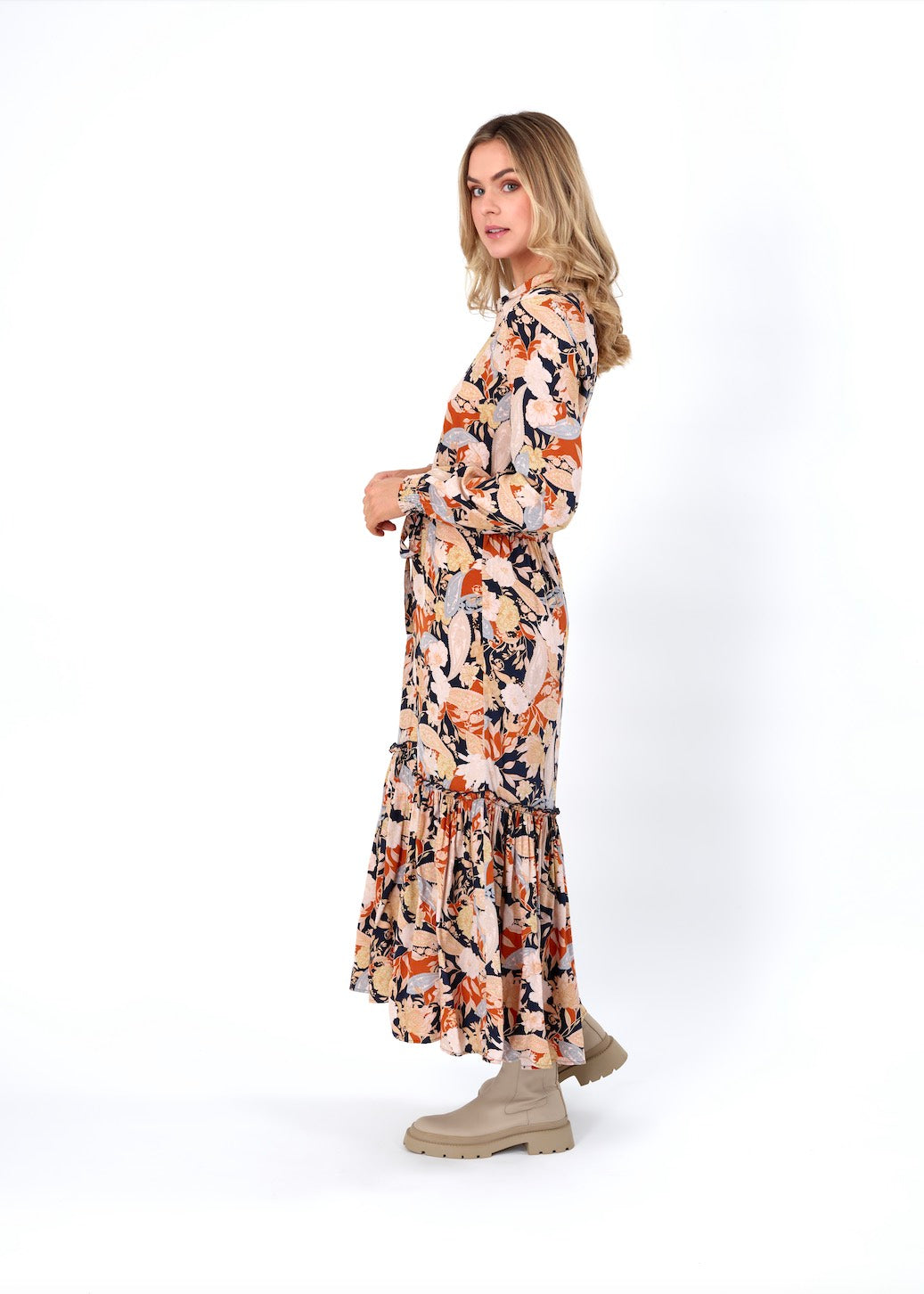 Assembly Dress - Spicy Bloom Print