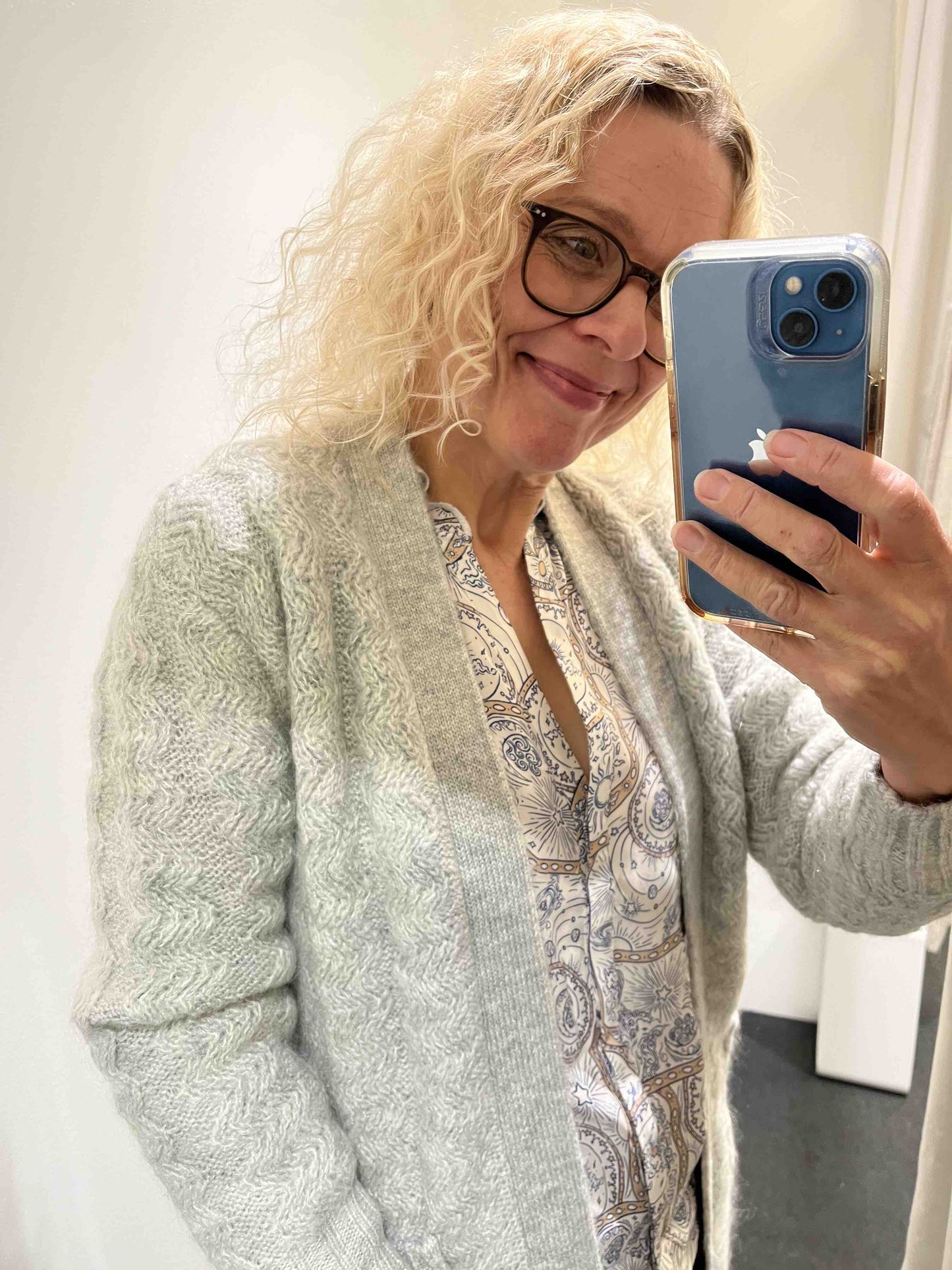 Maxted Zig Zag Cardigan