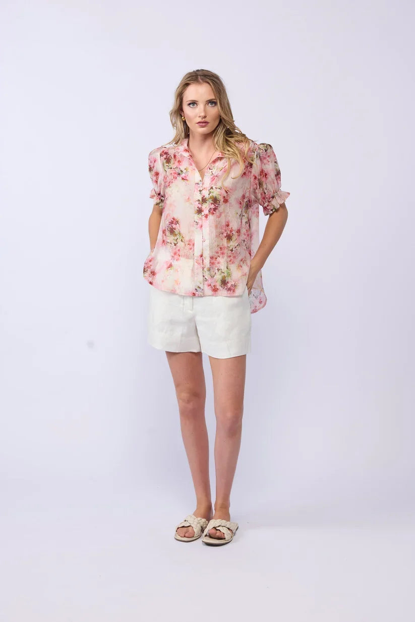 Riley Blouse - Carnation