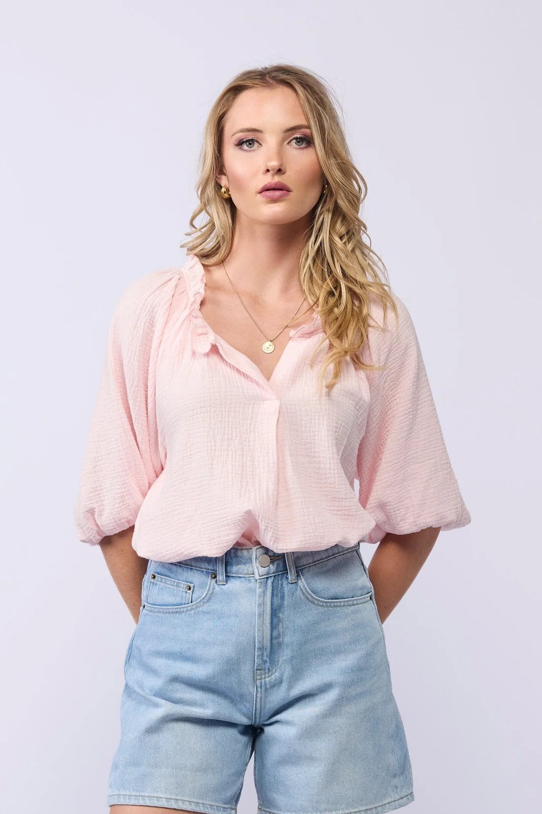 Breeze Top - Soft Pink